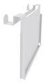 Porte document A4 et double patère IN'TEAM pour banquette et box acoustique - blanc