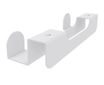 Double patère IN'TEAM pour banquette et box acoustique - blanc
