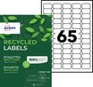 Avery - 6500 Étiquettes adresse recyclées blanches - 38,1 x 21,2 mm - Impression laser - réf LR7651-100