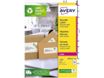 Avery - 4000 Étiquettes adresse recyclées blanches - 63,5 x 46,6 mm - Impression laser - réf LR7654-100