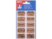 Apli Agipa - 20 Étiquettes cadeau plaisir d'offrir - kraft - 20 x 32 mm