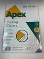 Apex - 100 couvertures à reliure A4 (21 x 29,7 cm) - plastique 180 microns - transparent