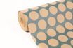 Clairefontaine - Papier cadeau kraft - 70 cm x 50 m - 70 g/m² - motif pois fond bleu