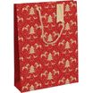 Clairefontaine Eurowrap - Sac cadeau - 26,5 cm x 14 cm x 33 cm - dalécarlie rouge