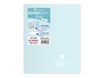 Clairefontaine Koverbook - Cahier polypro 17 x 22 cm - 96 pages - ligné - disponible dans différentes couleurs pastels