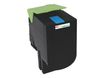 Cartouche laser remanufacturée Lexmark 712 - cyan - Owa