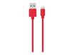 BigBen Wow - câble de charge et de synchronisation USB/Connectique Lightning - 1m - rouge