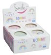 Gomme ronde SMILE "Rainbow"  4 design assortis ∅ 3,5 cm