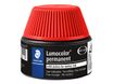 STAEDTLER Lumocolor - Flacon de recharge 20 ml - rouge - pour marqueurs permanents Lumocolor 348
