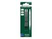 Monteverde - 2 Recharges pour roller Sheaffer - noir - pointe fine
