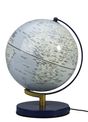 Carpentras Sign - Globe terrestre lumineux - 25 cm - tactile bleu clair