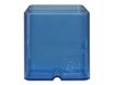 Exacompta Pen-Cube - Pot à crayons bleu royal translucide