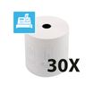 Exacompta - 30 Bobines thermiques - rouleaux caisses - 80 x 80 x 12 mm - sans Phénol - 76 m