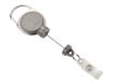 Durable - Enrouleur de badge gris - 60 cm