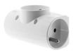 zenitech - Multiprise tripplite - blanc