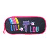 Trousse rectangulaire Lililou - 2 compartiments - bleu marine - Bagtrotter