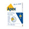 Fellowes Apex - 100 pochettes de plastification A4 (216 x 303 mm) - 100 microns