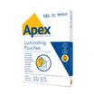 Fellowes Apex - 100 pochettes de plastification A4 (216 x 303 mm) - 125 microns