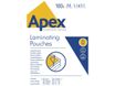 Fellowes Apex - 100 pochettes de plastifications A4 (216 x 303 mm) - 80 microns 