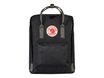 Fjällräven Kånken - Sac à dos 1 compartiment - noir rayé