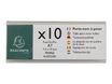 Exacompta - 10 Porte-noms double face - pour 105 x 40 mm