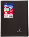 Clairefontaine Koverbook - Cahier polypro 24 x 32 cm - 48 pages - grands carreaux (Seyes) - noir