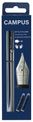 Ink - Stylo plume Campus + 2 cartouches - pointe moyenne