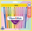 Paper Mate Flair Pastel - Pack de 12 feutres fins - pointe moyenne - couleurs assorties