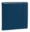 Agenda à élastique Silk Executif Prestige - 1 semaine sur 2 pages - 16 x 16 cm - bleu marine - Quo Vadis