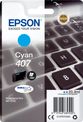 Epson 407 - 20.3 ml - Tamaño L - cián - original - cartucho de tinta - para WorkForce Pro WF-4745, WF-4745DTWF