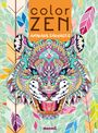 Color zen animaux sauvages tigre