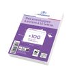 La Couronne - 100 Enveloppes C6 114 x 162 mm - 80 gr - sans fenêtre - blanc - bande auto-adhésive