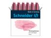 Schneider - 6 Cartouches d'encre pastel - rose