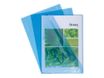 Exacompta - 10 Pochettes coin lisses - A4 - 13/100 - bleu translucide