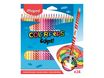 Maped Color'Peps Oops! - 24 Crayons de couleur effaçables - couleurs assorties