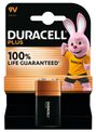 DURACELL 100% Plus - 1 pile alcalines - 9V