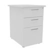 Caisson bout de bureau EXPRIM/LOFTER - L47 x P60 cm - Blanc
