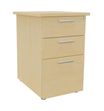 Caisson bout de bureau EXPRIM/LOFTER - L47 x P60 cm - imitation Hêtre