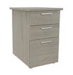 Caisson bout de bureau EXPRIM/LOFTER - L47 x P60 cm - imitation chêne gris