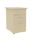Caisson bout de bureau EXPRIM/LOFTER - L47 x P60 cm - imitation Erable