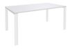 Bureau simple IRIS - L120 cm - Pieds blanc - plateau Blanc perle