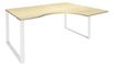 Burocean Urban - Escritorio - acodado a la derecha - arce - blanco base
