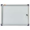 Nobo - Vitrine d'intérieur extra plate - 2 feuilles A4 - surface magnetique - porte battante - 38,5 x 50,5 x 2,5 cm