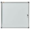 Nobo - Vitrine d'intérieur extra plate - 6 feuilles A4 - surface magnetique - porte battante - 68 x 72,5 x 2,5 cm