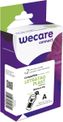 WECARE - lot de 2 Rubans d'étiquettes auto-adhésives pour DYMO LETRATAG PLAST - S0721610 -  rouleau (12 mm x 4 m) - fond blanc écriture noire
