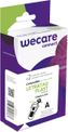 WECARE - lot de 2 Rubans d'étiquettes auto-adhésives pour DYMO LETRATAG PLAST - S0721530 -  rouleau (12 mm x 4 m) - fond transparent écriture noire