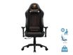 Fauteuil gamer EXPLORE - accoudoirs réglables - appuie-tête intégré - noir