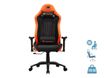 Fauteuil gamer EXPLORE - accoudoirs réglables - appuie-tête intégré - noir/orange