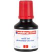 edding T 25 - Tinta - permanente - rojo - 30 ml