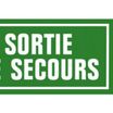 Pickup - Pictogramme - Sortie de secours - 300 x 150 mm